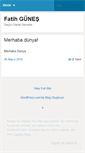 Mobile Screenshot of fatihgunes.net