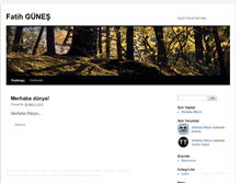 Tablet Screenshot of fatihgunes.net